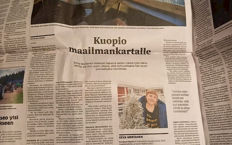 Kuopio maailmankartalle