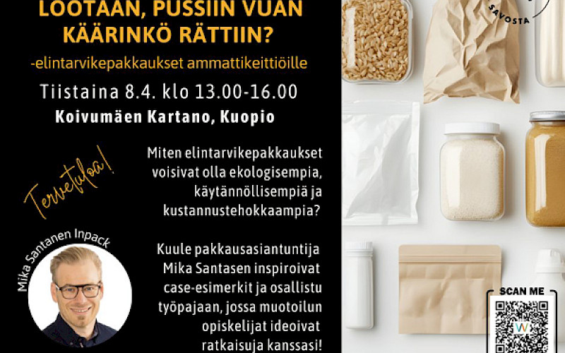 Lootaan, pussiin vuan käärinkö rättiin?