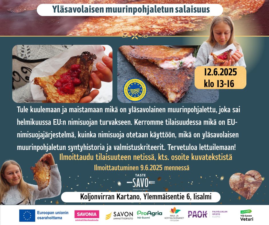 Yläsavolaisen muurinpohjaletun salaisuus